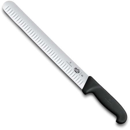 Swiss Army Brands Victorinox 40645 Kitchen Fibrox Pro Slicing 12In Wide Granton Blade, 10.5In Width At Handle Black VIC-5.4723.30
